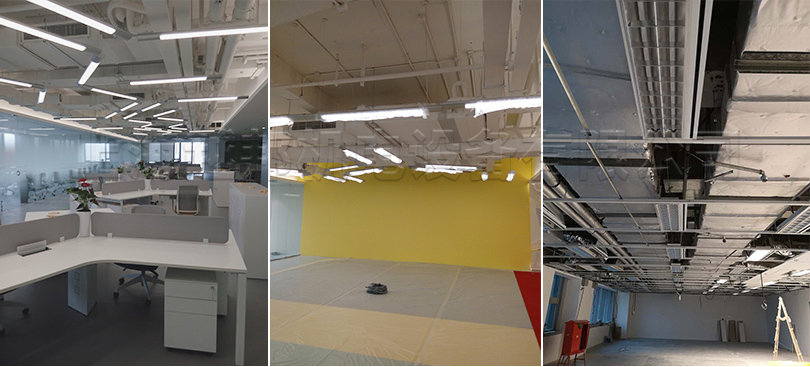 聯(lián)強國際辦公樓組合式中央空調(diào)室內(nèi)機安裝 聯(lián)強國際辦公樓組合式中央空調(diào)室內(nèi)機安裝