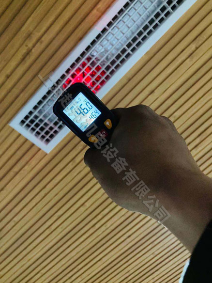 茶室美的空調和三菱新風安裝工程